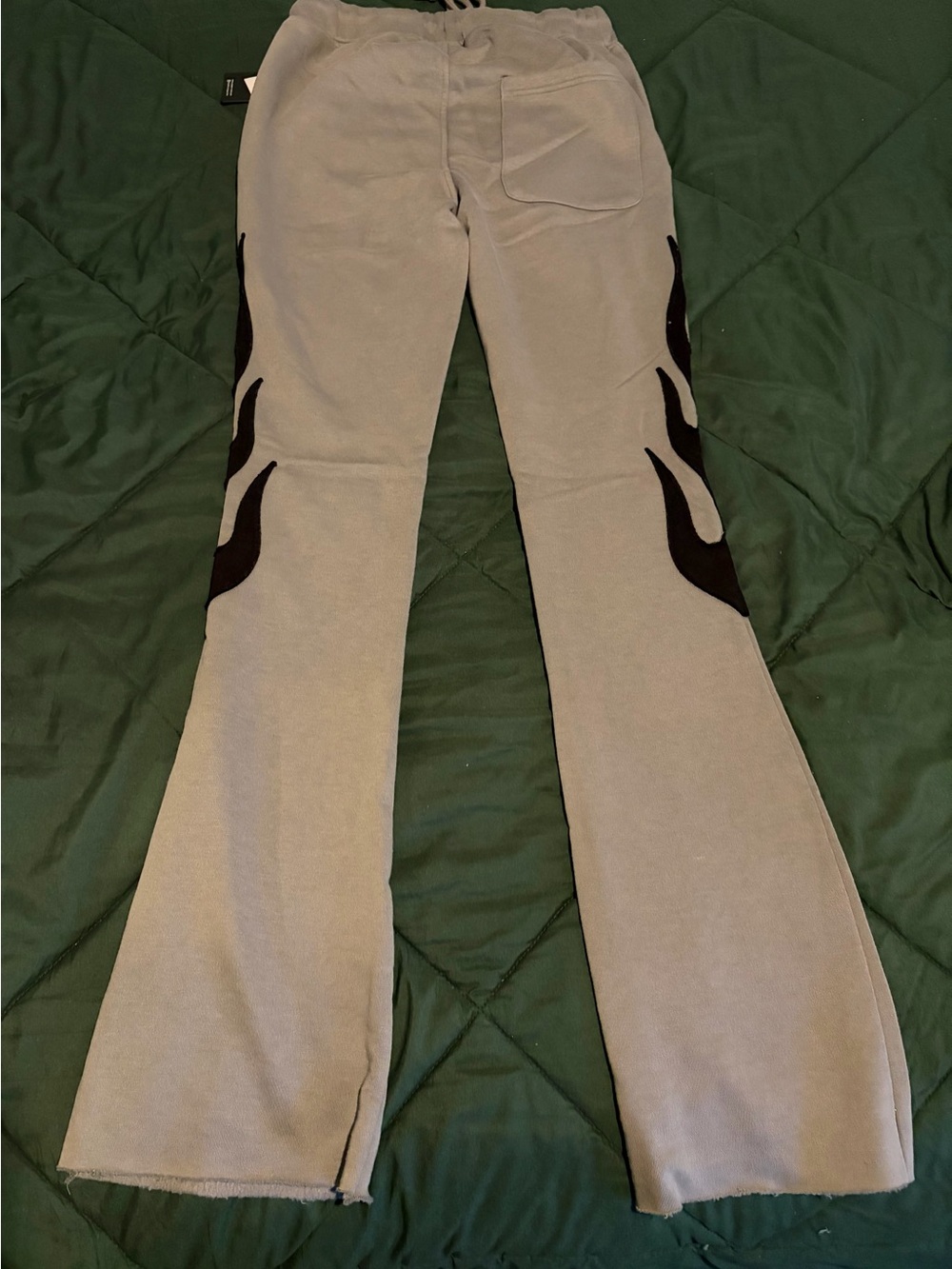 Men’s Flame-Accent Sweatpants with Drawstring - Picture 4 of 5